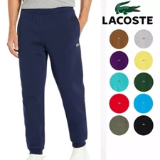 HOT SALE -- Authentic Lacoste Men's Fleece Jogger Sweatpants -- New With Tags --