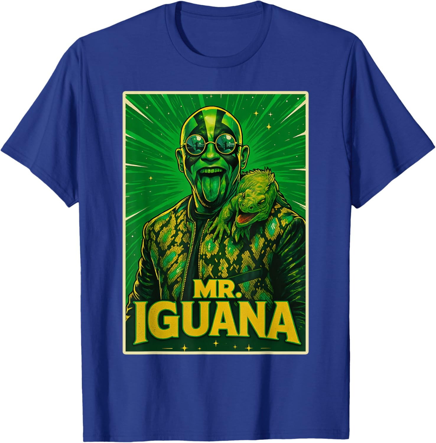 Mr Iguana Lover Funny Kids Adults T-Shirt