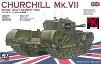 Afv Club AF35324 - Britische Infanterie Churchill Mkvii Tank 1/35 Skala Plastik