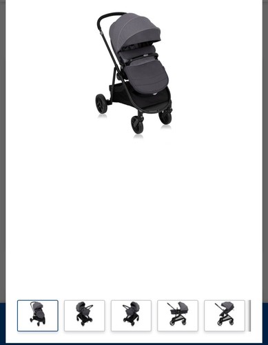 2-in-1 Kombikinderwagen/Reisebuggy/Wanneneinlage/Sportsitz/ab Geburt bis 4 J - Bild 3 von 7