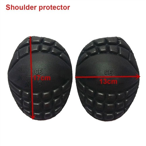 5Pcs Motorcycle Bike Riding Jacket Back Elbow Shoulder Armour Insert Protector - Picture 5 of 7