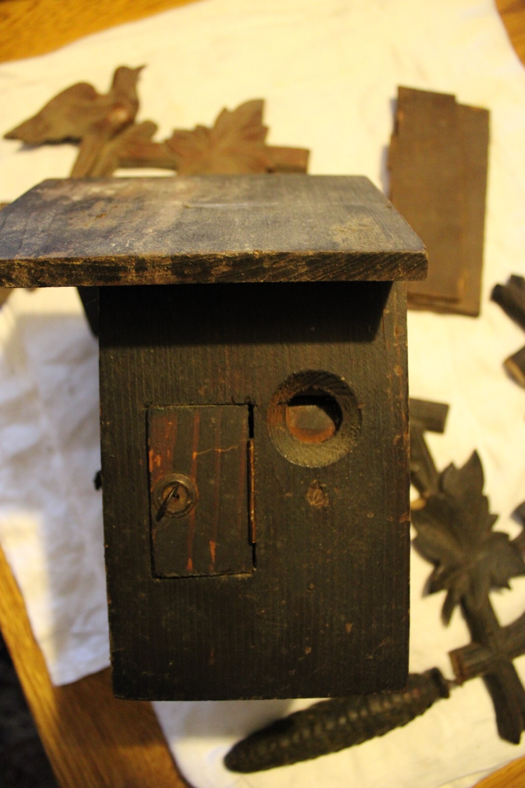 Antique Cuckoo Clock For parts/Restoration eBay