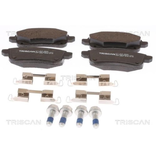 Triscan BremsbeläGe Bremsbelegsatz Hinten FüR Renault ScéNic III Grand-image