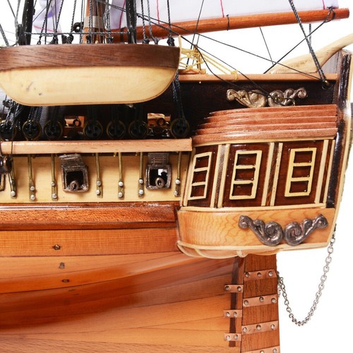 USS Constitution Holz großes Schiffsmodell 29" alte Eisenseiten komplett montiert neu - Bild 9 von 10