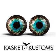 Bird Glass Eyes - Realistic Doll Animal Creature Taxidermy Eyeballs 2pc Set
