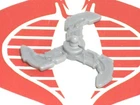 GI Joe Weapon Sigma 6 Throwing Star Grey Original Figure Accessory