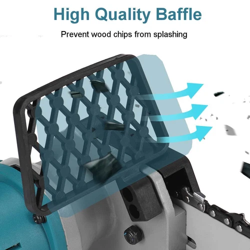10'' Cordless Electric Wood Cutting Saw Cutter Chain saw For Makita 18V Battery - Picture 10 of 18