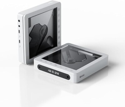FiiO Supreme DM13 Portable CD Player Bluetooth White Headphone