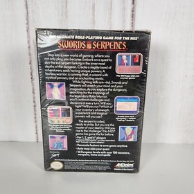 Swords & Serpents NES Nintendo Complete CIB Very Good Condition Cartridge