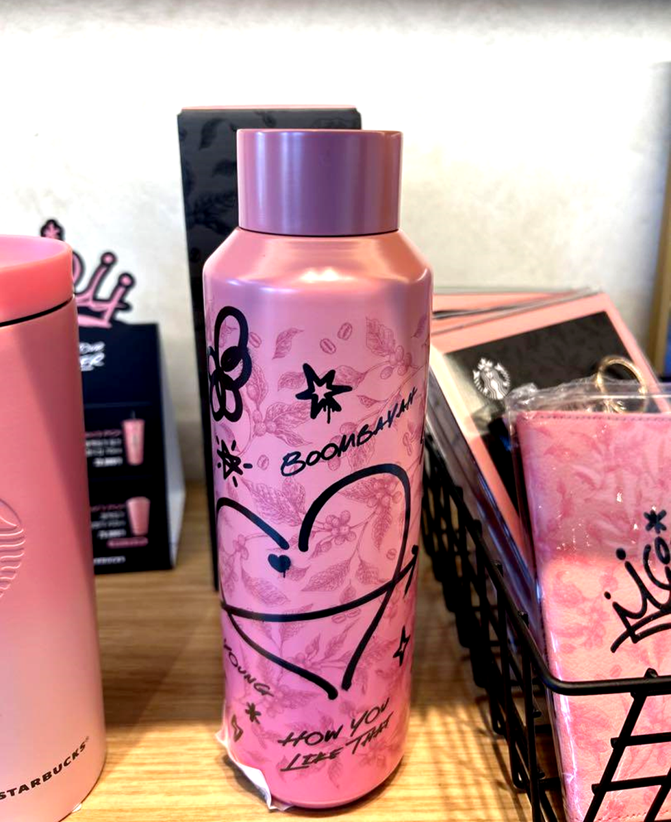 BLACKPINK Starbucks Official Stainless Tumbler Pink 591ml