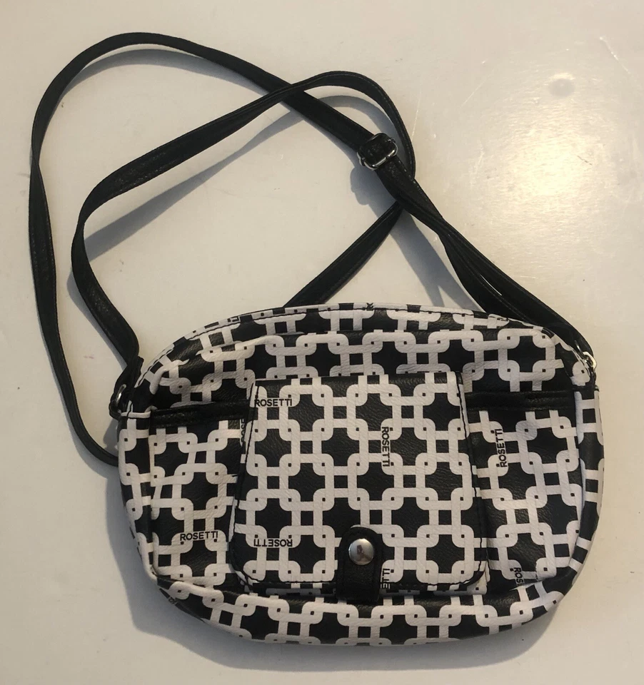 Bolso bandolera Rosetti blanco y negro para mujer NTS2D25 #2 Foto 2 de 4