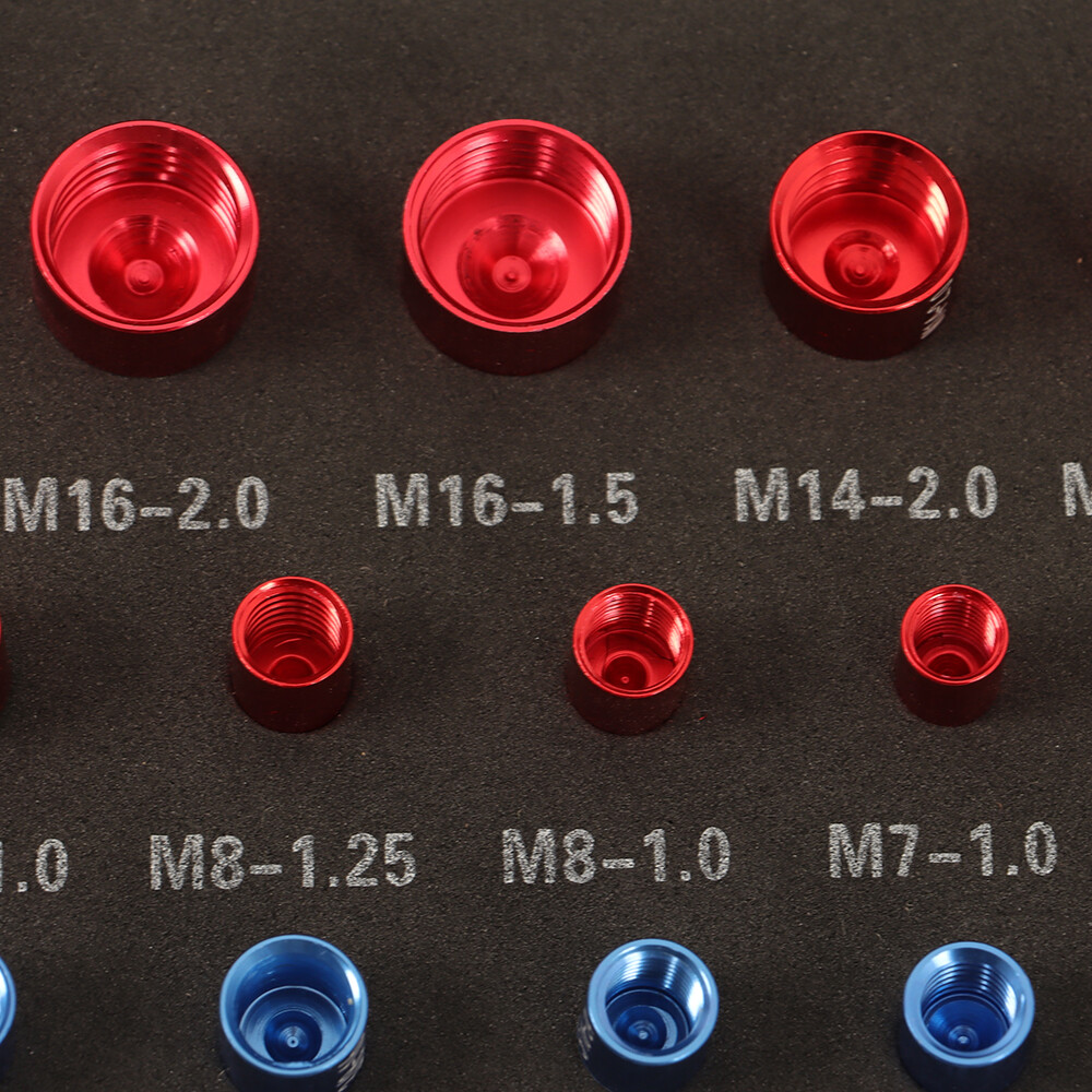 44 Pcs Nut and Bolt Thread Checker Sets Nut and Bolt Gauges 23 Inch & 21 Metri