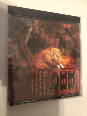 Easy chefs Master Outdoor Cooking Software; Factory Sealed brand new CD ROM