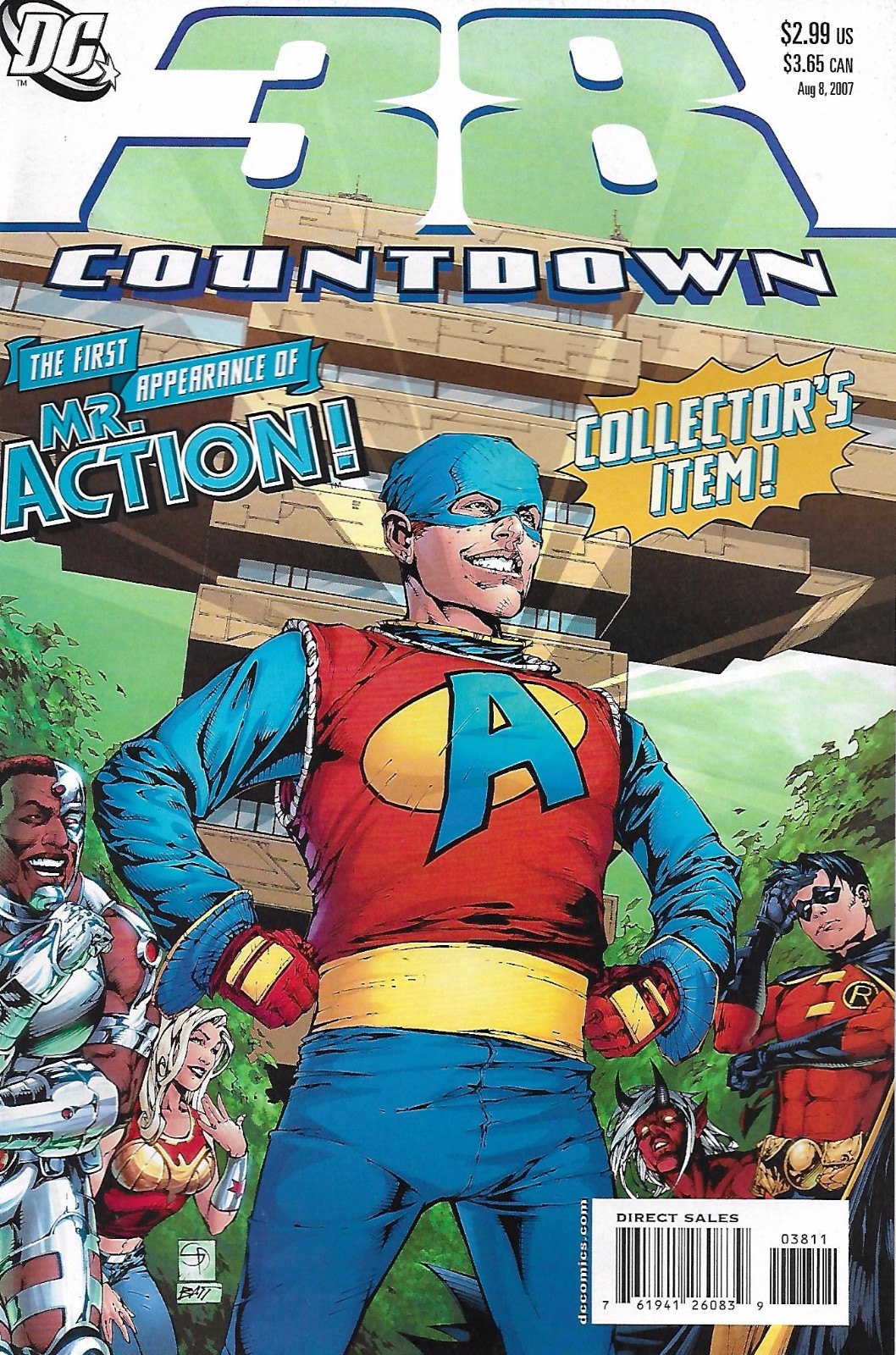 Countdown 38 Comic Cover A First Print 2007 Jimmy Palmiotti Justin Gray ...