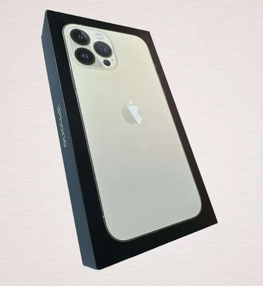 Original Apple iphone 13 pro max 128gb Gold - EMPTY BOX ONLY as In Photos.