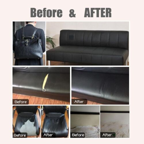 Selbstklebend Ölwachsmaterial Leder Reparatur Autositzen Sofamöbeln Weiß DE - Bild 4 von 6