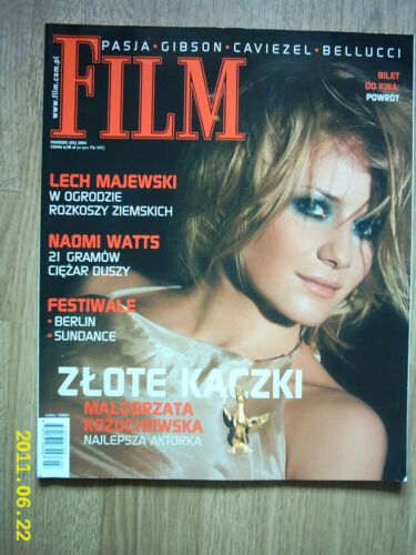 MAŁGORZATA KOŻUCHOWSKA on cover Film 3/04 Polish magazine - Zdjęcie 1 z 12