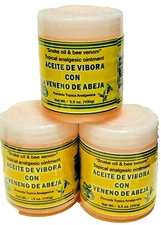 ACEITE DE VIVORA VENENO DE ABEJA -SNAKS OIL & BEE VENOM TOPICAL ANALGESIC 3 PACK