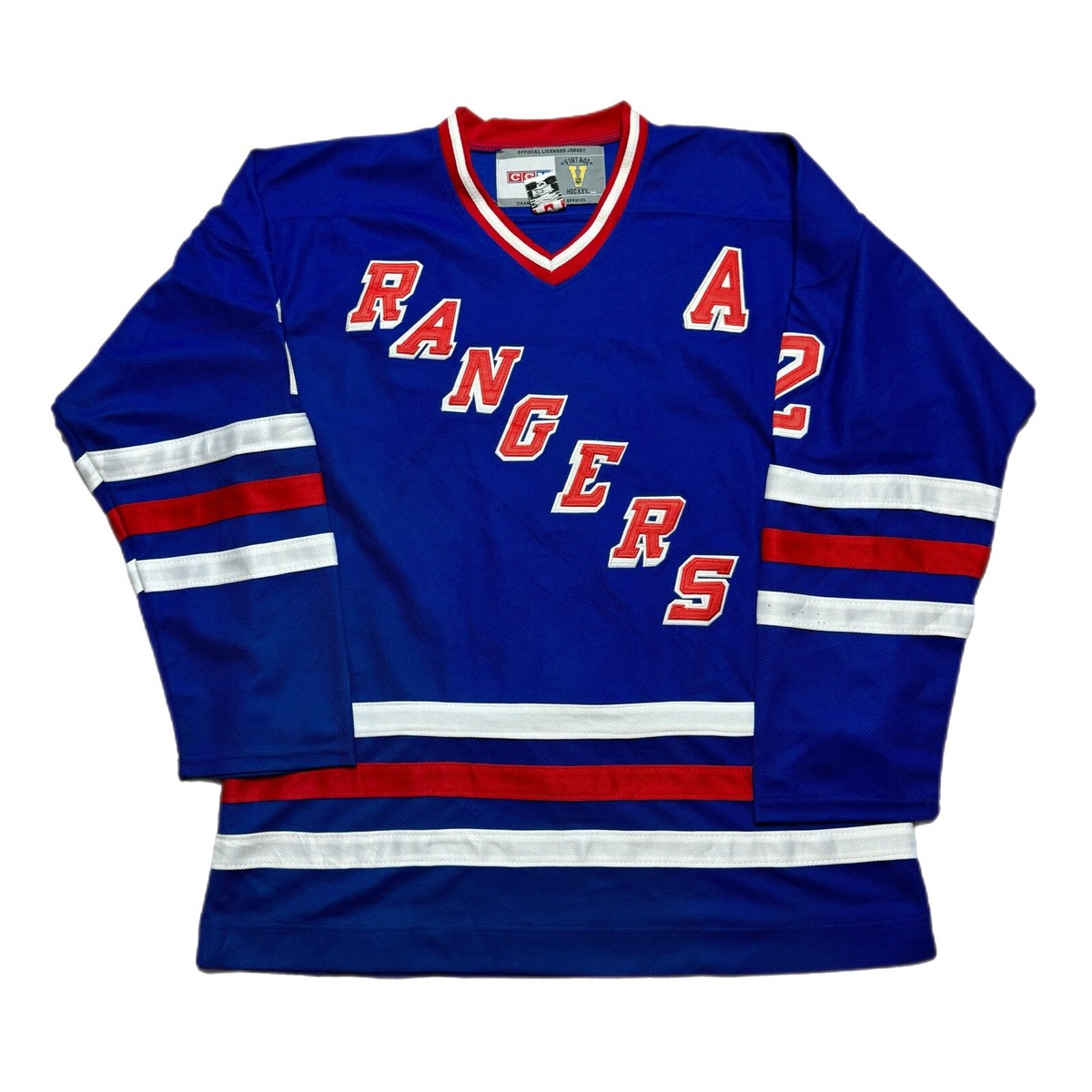New York Rangers Brian Leetch 75th Aniversary Jersey NHL Vintage