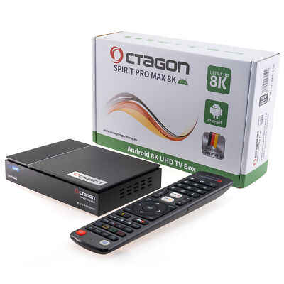  Octagon Spirit PRO MAX 8K UHD HDR10+ Smart Android TV IP Media Streaming Box