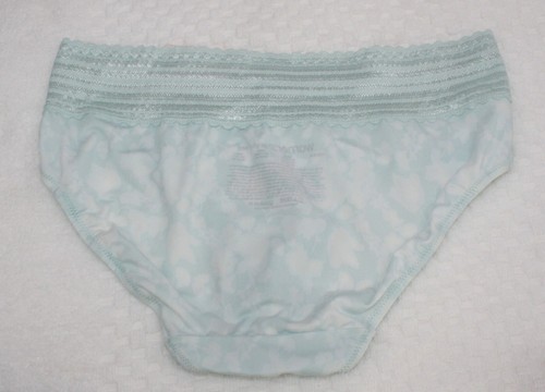 Nuevo conjunto/3 bragas WARNER'S sin muffin top HIPSTER PUNTOS AZULES VERDE NEGRO estampado S/5 - Imagen 3 de 5