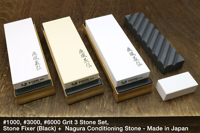 Yoshihiro Professional Grade Japanese Whetstone Knife Sharpener Water Stone 