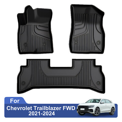 For Chevrolet Trailblazer FWD 2021-2024 Car Floor Mats Rubber Liners All Weather