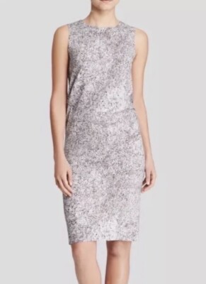 MaxMara NEW ORENSE Ultramarine Spot Print Knitted Sleeveless Dress Sz 14 $695.00