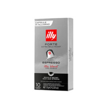 illy Forte Extra Bold Roast Capsule Coffee 57g 10EA Nespresso Compatible