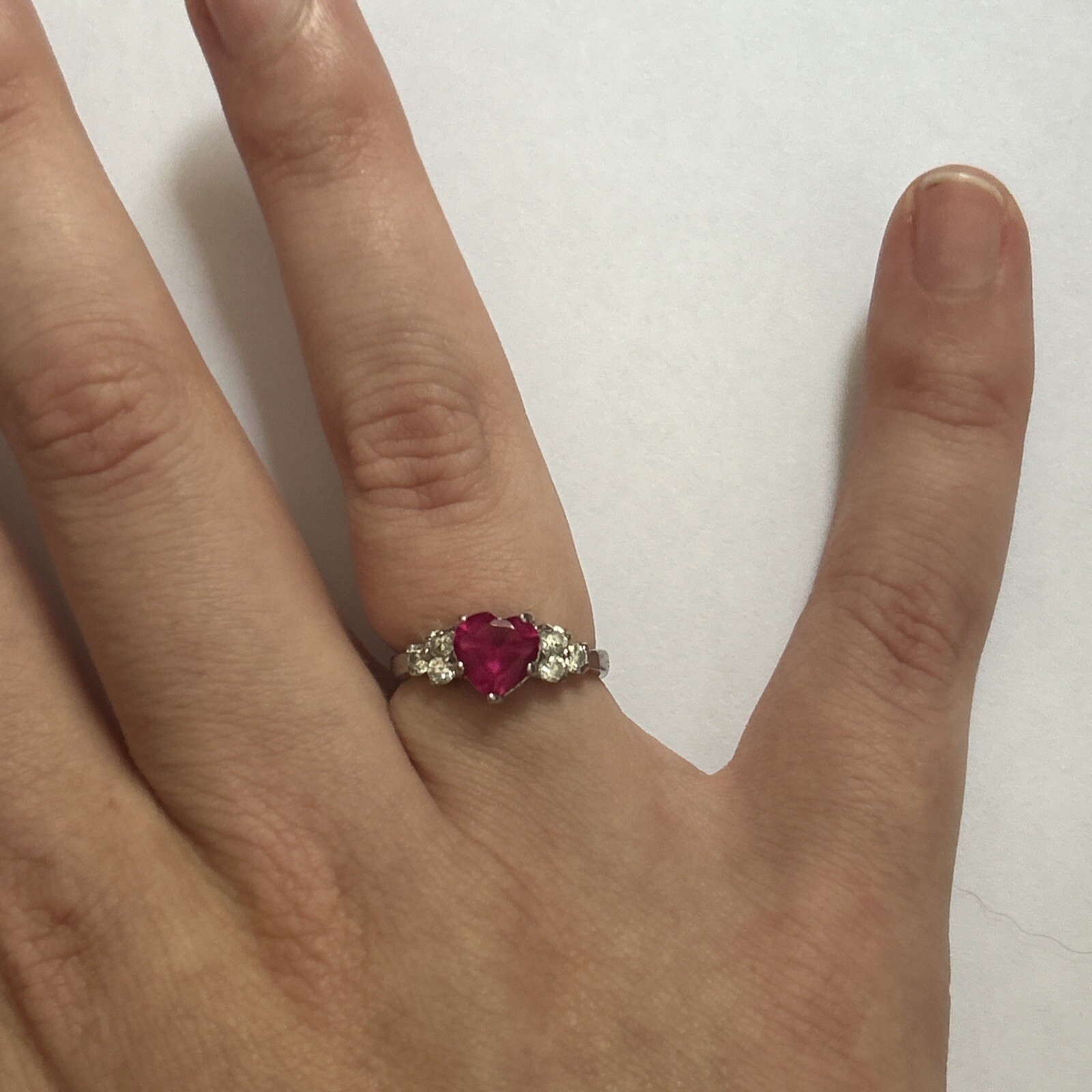 Ruby Diamond Ring - image 1