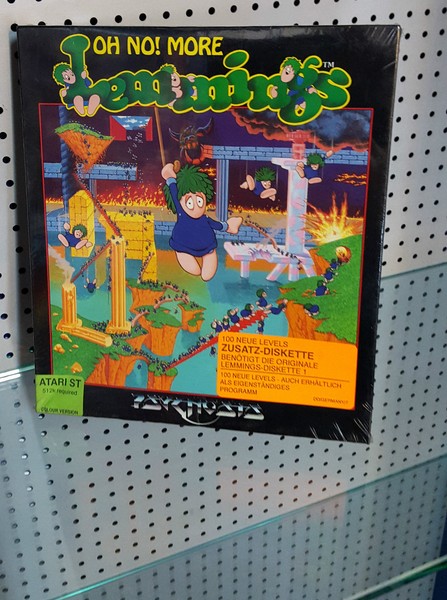 Oh No! More Lemmings (Psygnosis) New Neu Ovp Atari St In Folie-image