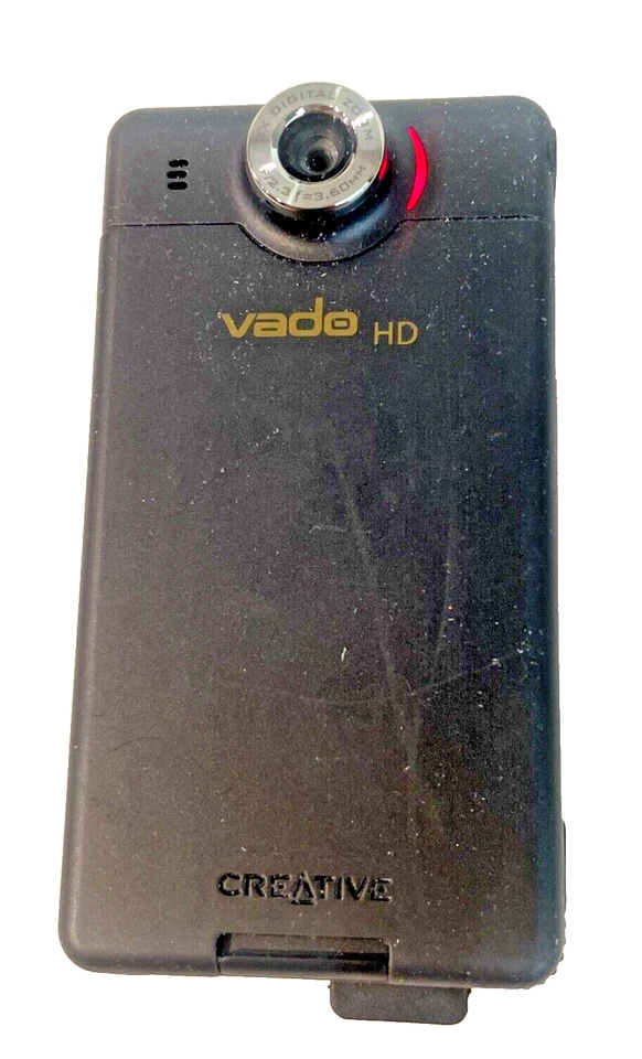 Creative Labs Pocket Video Camcorder VF0580 Vado HD 720p w Box Parts Only *READ* - Image 2 of 4