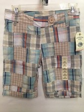 Girls Plaid Bermuda Shorts Sizes 7, 8,10, 12, 14  16 NWT by Canyon River Blues