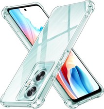 For Oppo A60 5G A40 4G Case , Clear Silicone Shockproof Gel Phone Cover