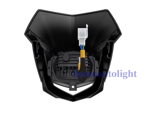 Universal Super Motard/Enduro LED Headlight for Kawasaki Suzuki Yamaha KDX XR CR - Picture 11 of 12