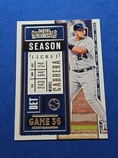 2020 Miguel Cabrera Panini Contenders Season Ticket #52