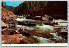 Postcard Selway Falls Idaho