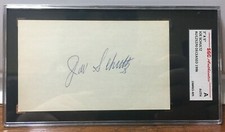 d1996 SEATTLE PILOTS signed 3x5 Index Card JOE SCHULTZ - AUTHENTICATED