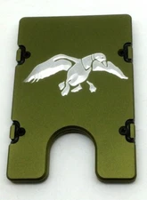 BilletVault Wallet Aluminum RFID protection Duck,  Green
