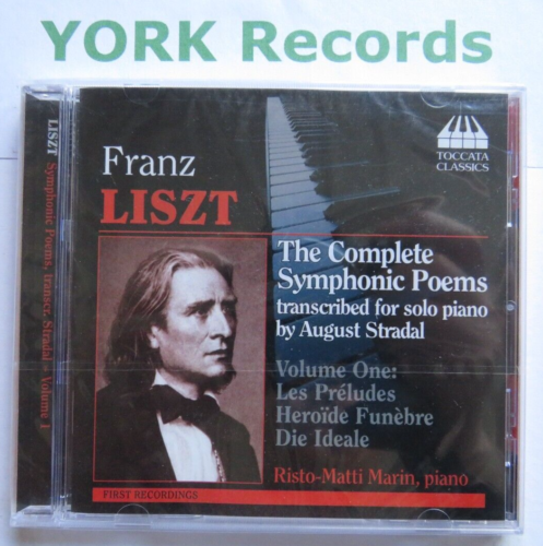 LISZT - Complete Symphonic Poems Vol 1 RISTO-MATTI MARIN - New Sealed CD Naxos - Foto 1 di 3