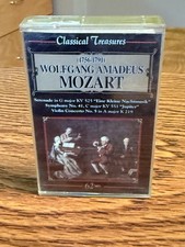 Wolfgang Amadeus Mozart - Classical Treasures Cassette Tape Madacy