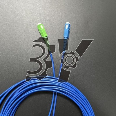 1PCS 3M Armored Cable SC/UPC-SC/APC Single-Mode Simplex Fiber Optic Patch Cord