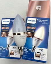 BRAND NEW BOXED PHILIPS SMART LED E14 CANDLE 4.9W 40W 470lm Warm White Dimmable