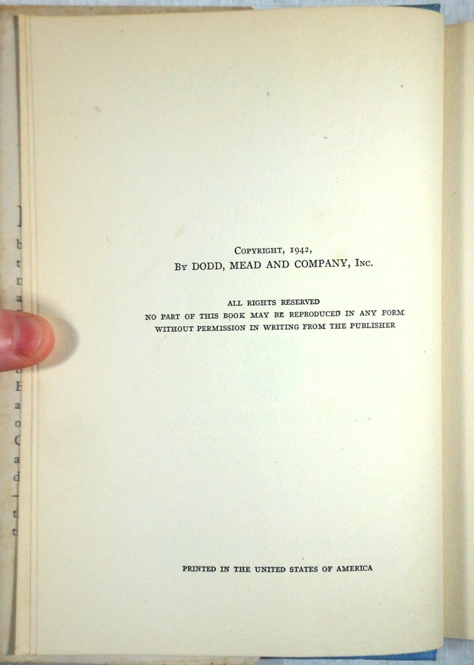 DEAD OF THE NIGHT - John Rhode (1942 Hardcover, 1st) - Image 2 of 3