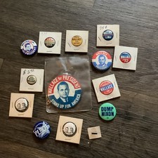 Vintage Political Pins Lot