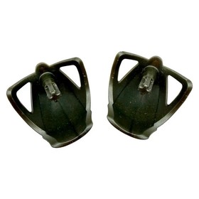 LEGO Bionicle Shoulder Armor Toa Nuva x345 - Pearl Dark Gray Makuta - Set of 2