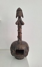 Statua In Legno Africana Sénoufo Della Costa D'Avorio Scultura Senufo