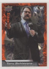 2022 Upper Deck AEW All Elite Wrestling Crew Dynamite /299 Tony Schiavone 03od