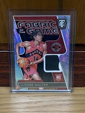 2024-25 Totally Certified Ja'Kobe Walter Fabric of the Game Rookies Patch #/125