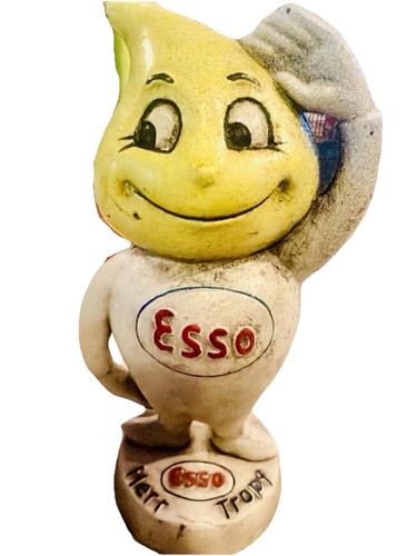Vintage ESSO Herr Tropf Oil Drop Mascot Weiblech GMBH Germany Gas Station Figure